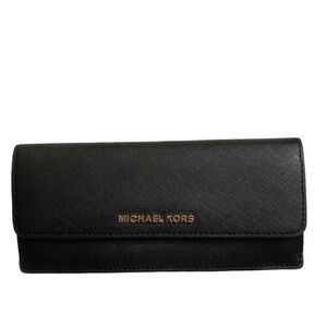 Michael Kors slim black saffiano leather wallet